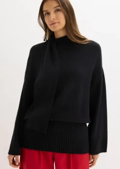 Pull oversize et doux en viscose majoritaire