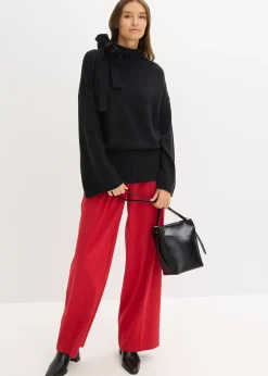 Pull oversize et doux en viscose majoritaire