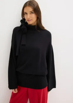 Pull oversize et doux en viscose majoritaire