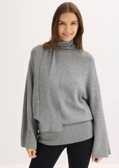 Pull oversize et doux en viscose majoritaire