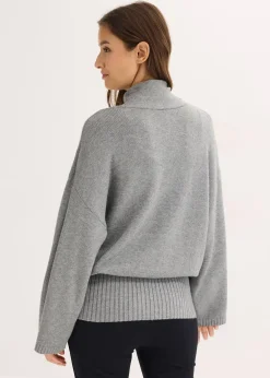 Pull oversize et doux en viscose majoritaire