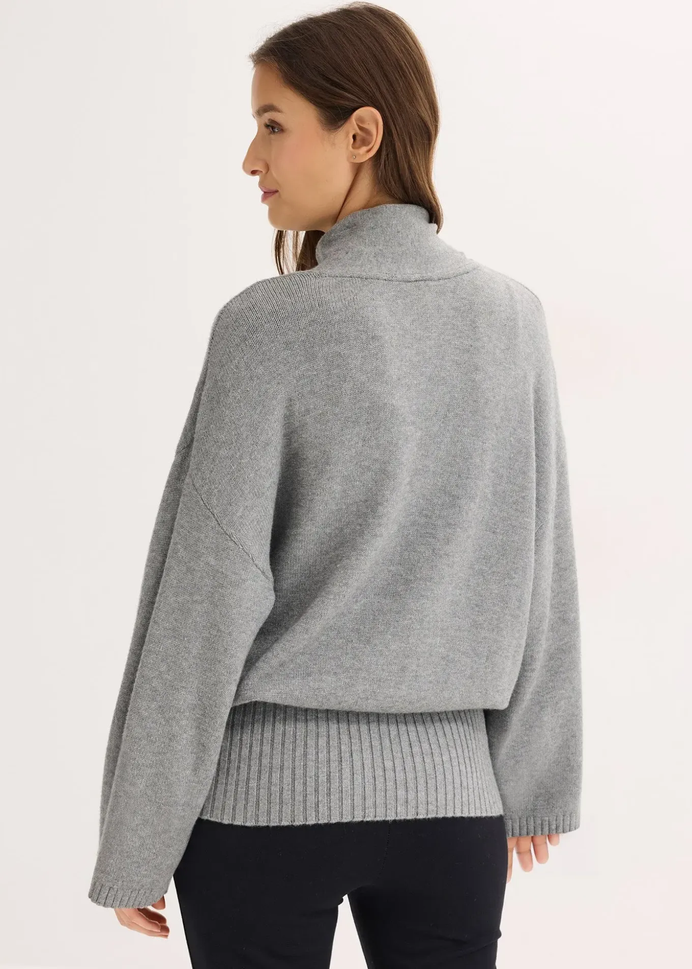 Pull oversize et doux en viscose majoritaire
