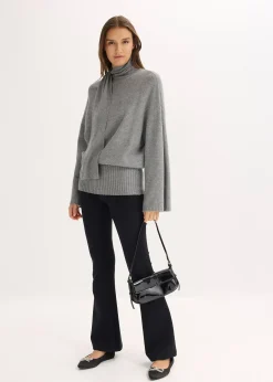 Pull oversize et doux en viscose majoritaire