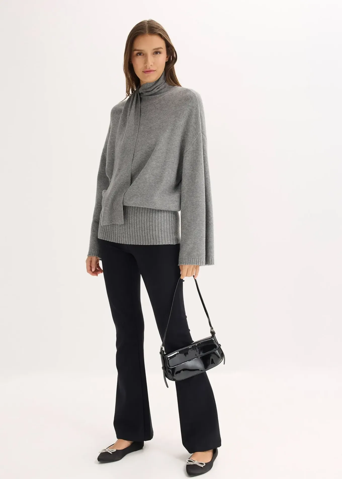 Pull oversize et doux en viscose majoritaire