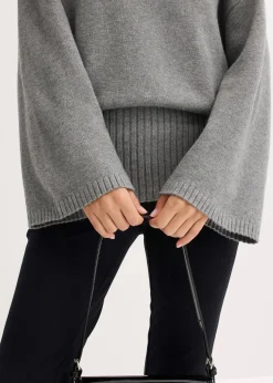 Pull oversize et doux en viscose majoritaire