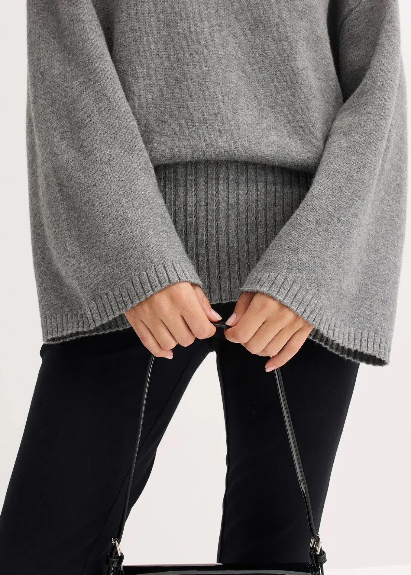 Pull oversize et doux en viscose majoritaire