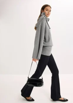 Pull oversize et doux en viscose majoritaire