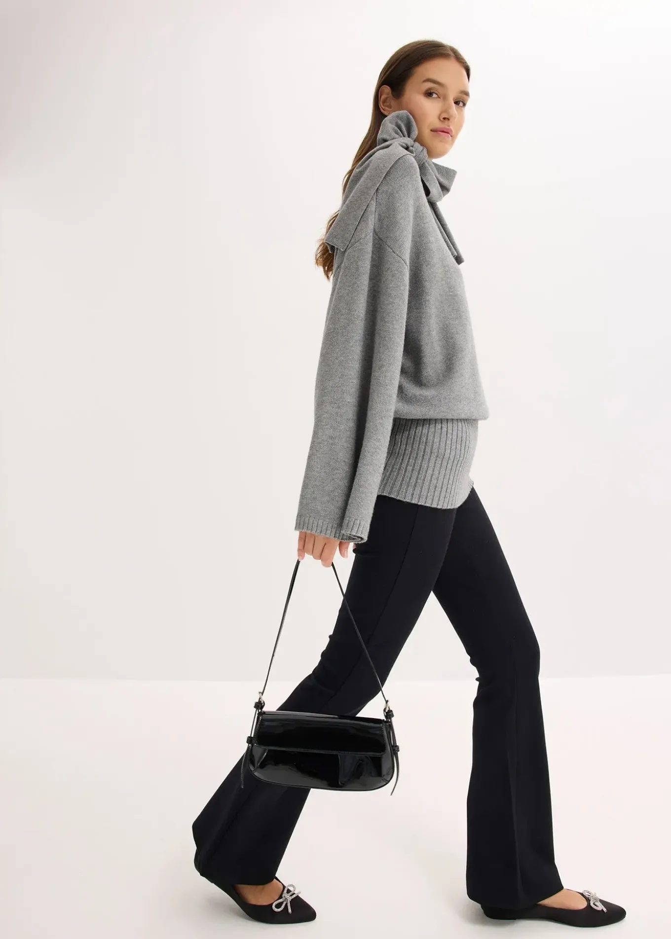 Pull oversize et doux en viscose majoritaire