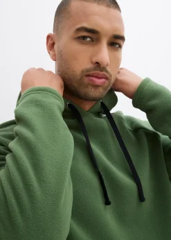 Pull polaire doux à capuche