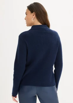 Pull polo avec laine