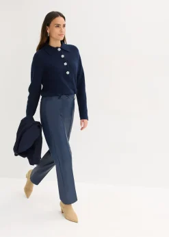 Pull polo avec laine