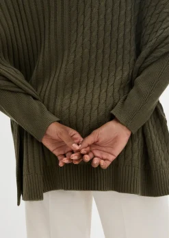 Pull poncho oversize