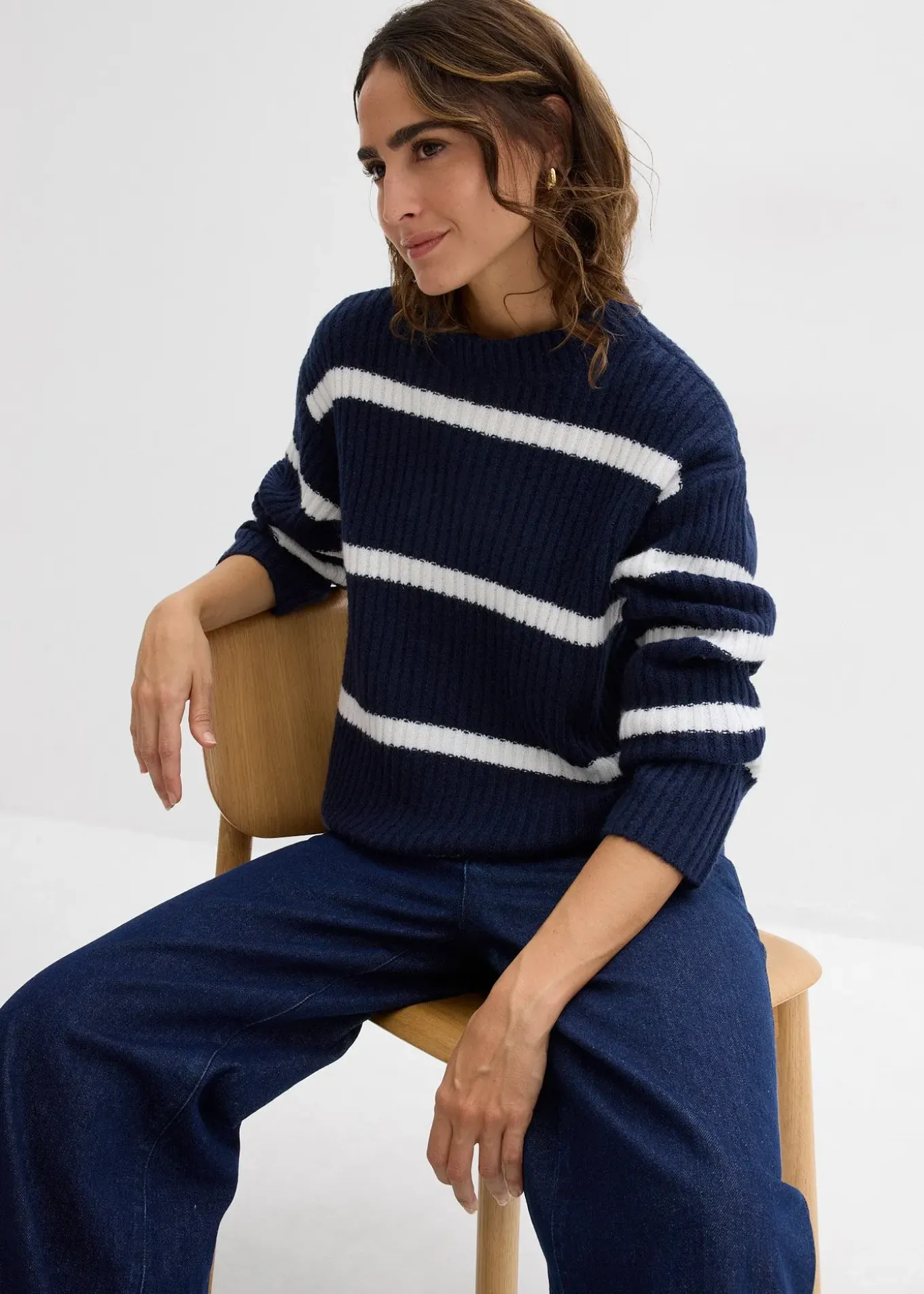 Pull rayé