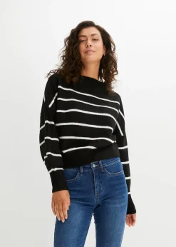 Pull rayé oversize
