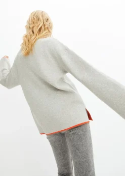 Pull réversible en fine maille