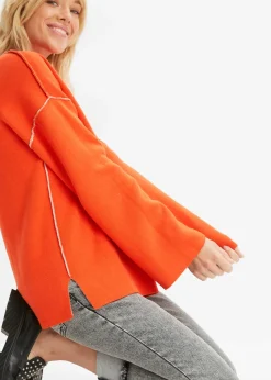 Pull réversible en fine maille