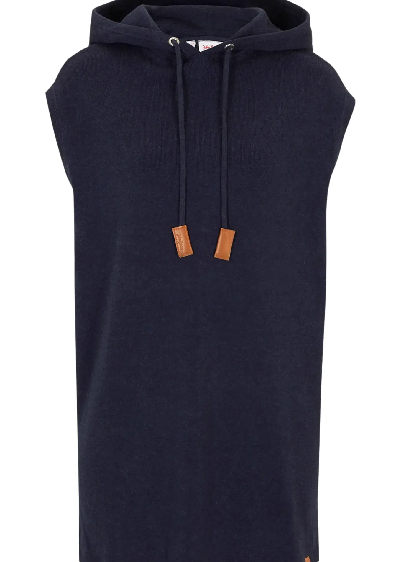 Pull sans manches à capuche, oversize