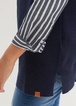 Pull sans manches à capuche, oversize