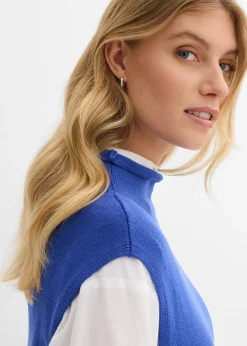 Pull sans manches 100% coton