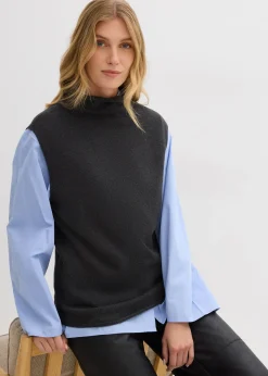 Pull sans manches 100% coton