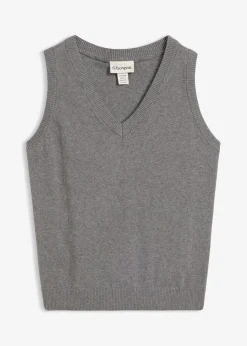 Pull sans manches 100% coton