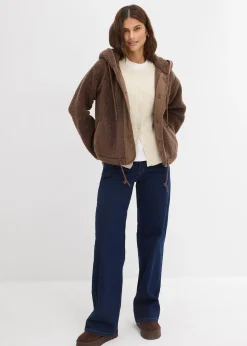 Pull sans manches en grosse maille