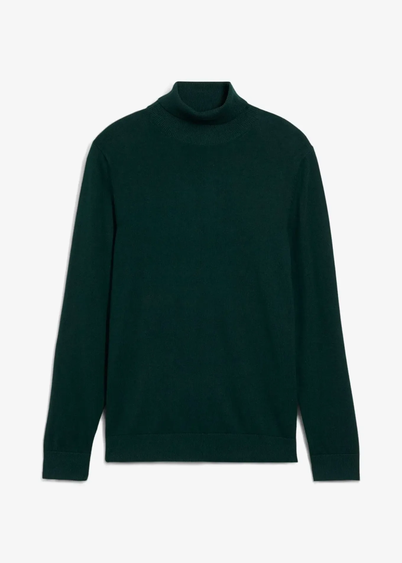 Pull slim à col roulé en fine maille avec laine mérinos