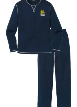Pyjama 100% coton à manches longues