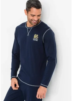 Pyjama 100% coton à manches longues