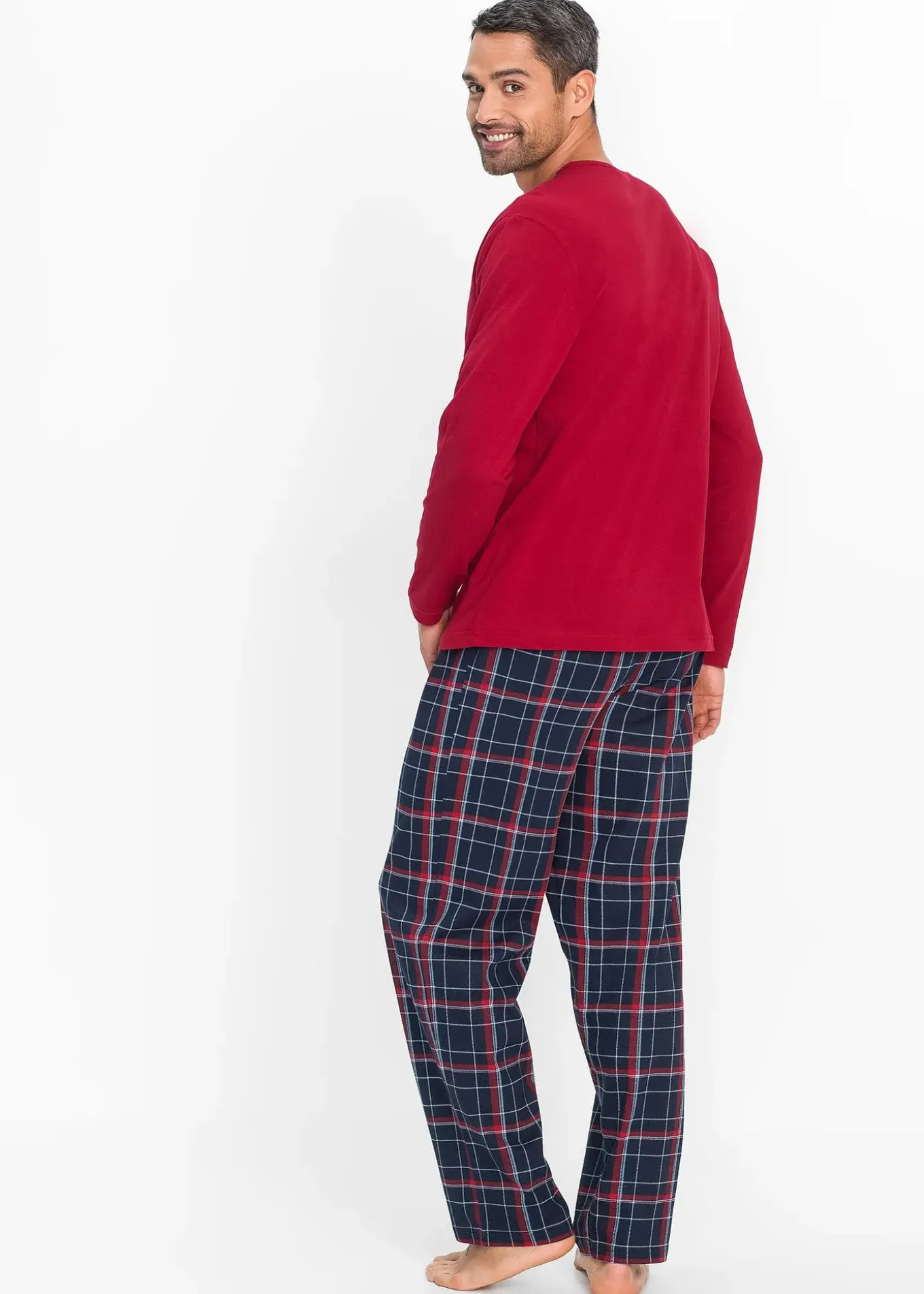 Pyjama 100% coton à manches longues