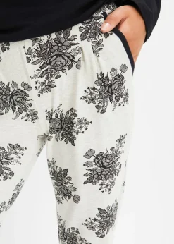 Pyjama à dentelle et poches latérales