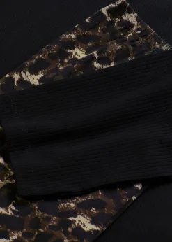 Pyjama avec haut côtelé et pantalon ample