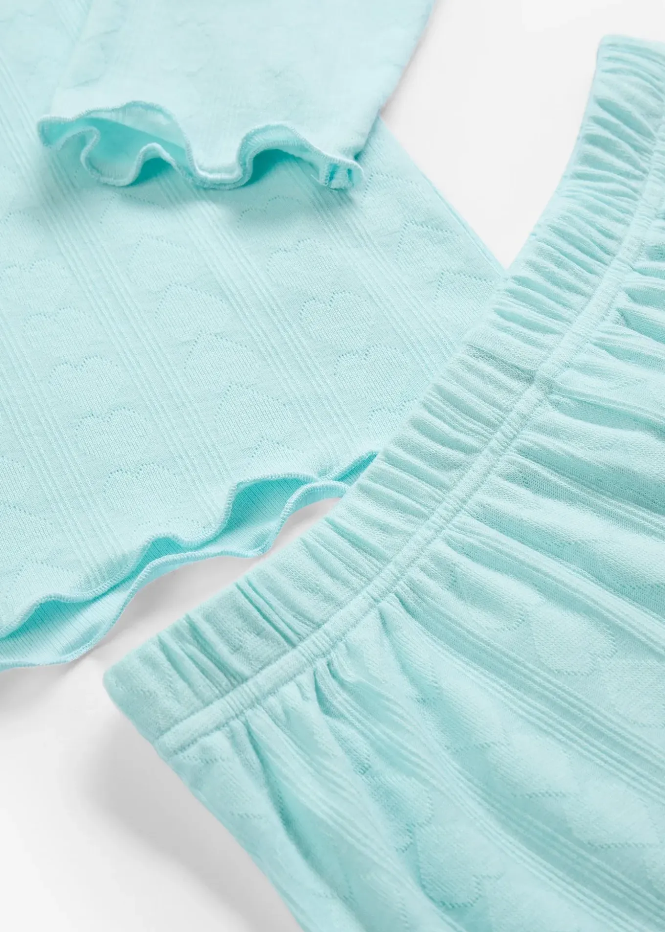 Pyjama avec motif cœurs