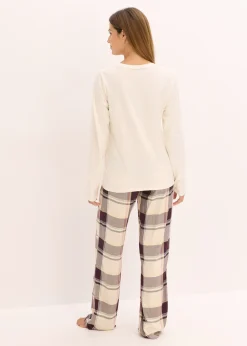 Pyjama avec pantalon tissé doux et pochette cadeau