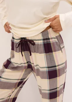 Pyjama avec pantalon tissé doux et pochette cadeau