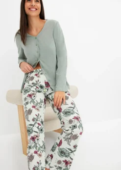 Pyjama avec patte de boutonnage