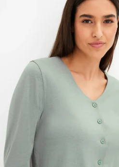 Pyjama avec patte de boutonnage