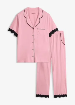 Pyjama boutonné en matière douce