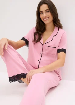 Pyjama boutonné en matière douce