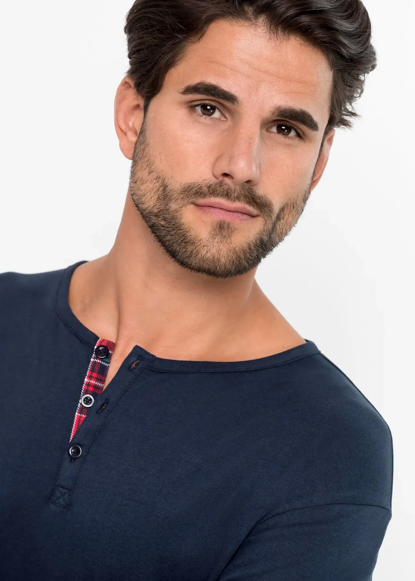 Pyjama col boutonné 100% coton