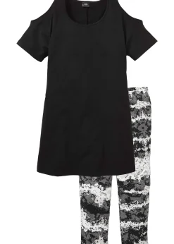 Pyjama corsaire à manches courtes