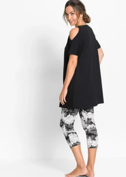 Pyjama corsaire à manches courtes