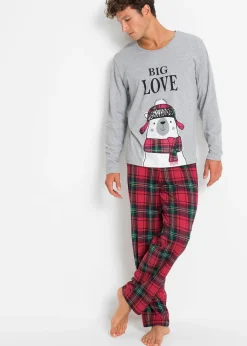 Pyjama coton manches longues