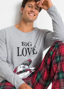 Pyjama coton manches longues