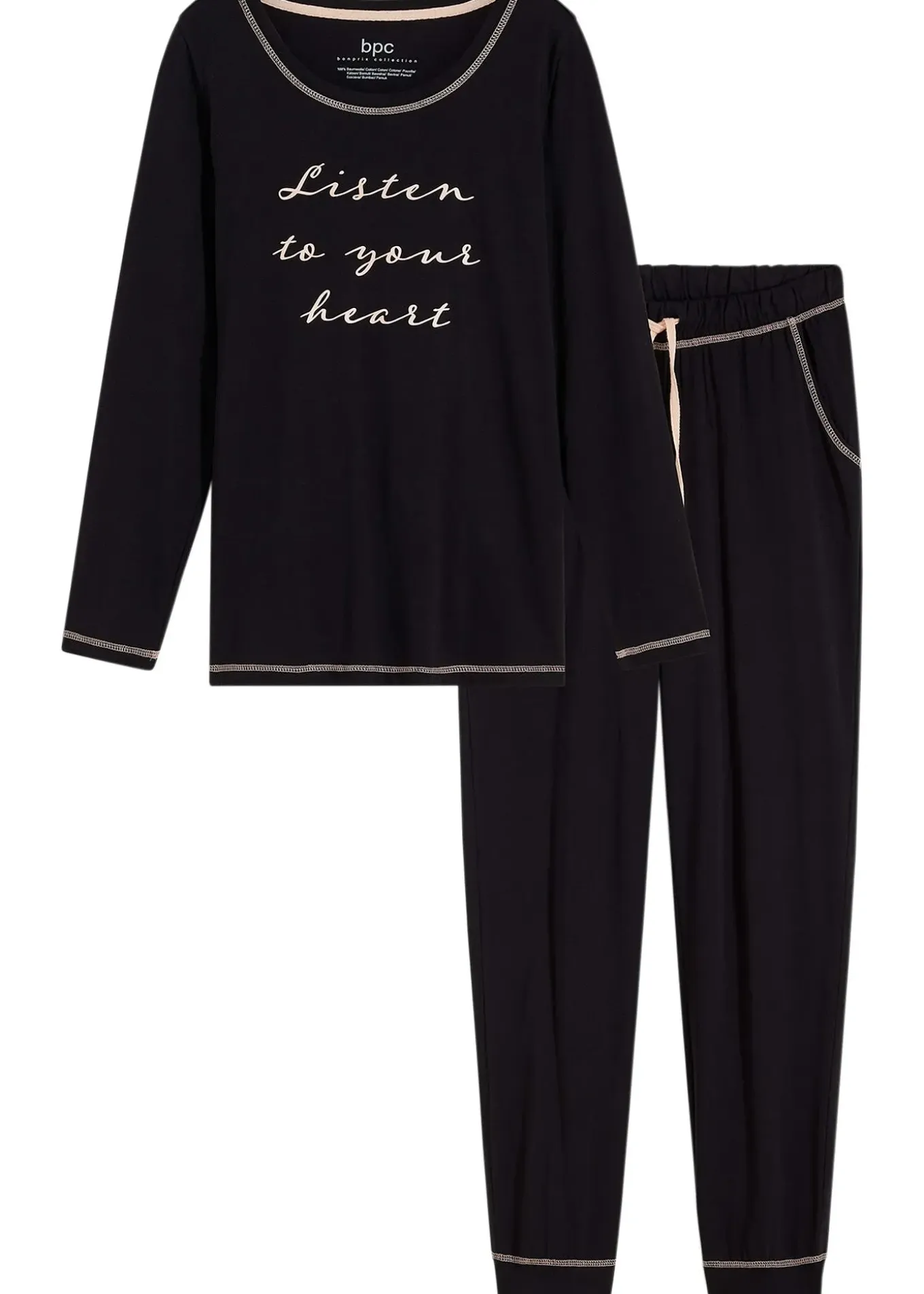 Pyjama doux avec poches latérales