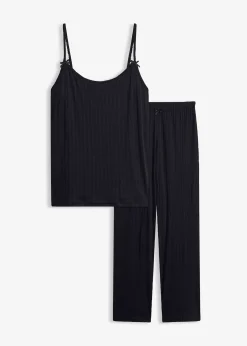 Pyjama doux en jersey pointelle