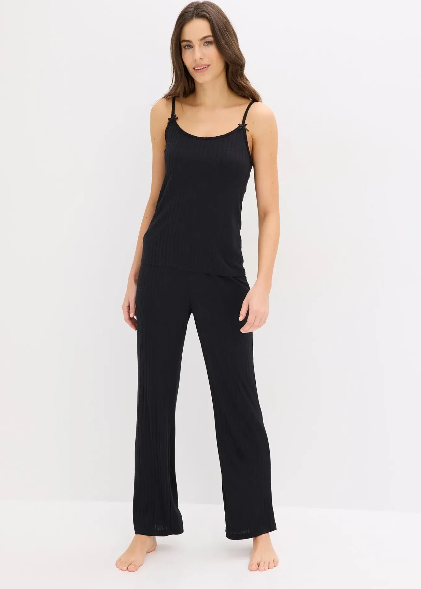 Pyjama doux en jersey pointelle