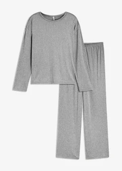 Pyjama doux en jersey pointelle