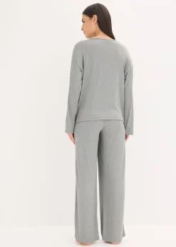 Pyjama doux en jersey pointelle