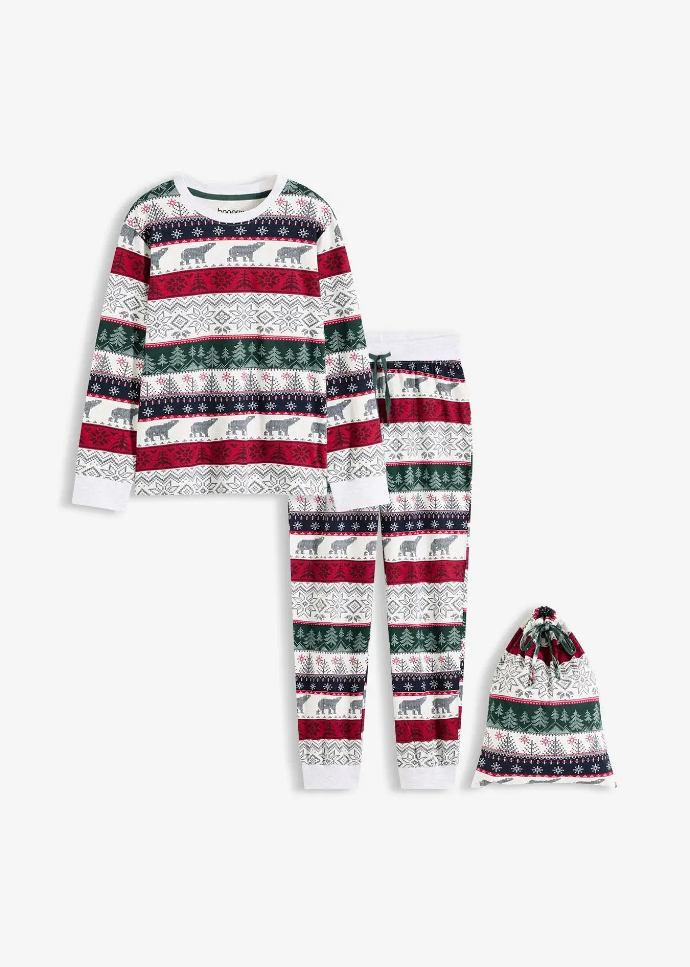 Pyjama en coton doux avec pochette cadeau